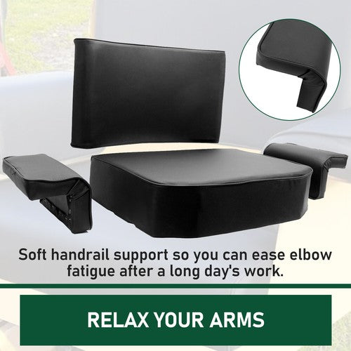 DURAFORCE Seat w/Arm Rest+Backrest For JOHN DEERE CRAWLER DOZER 420 430 440 1010 2010
