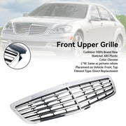DURAFORCE Front Chrome Grill Fit Mercedes Benz S-Class 2010-13 W221 S550 S600 S63 S65 AMG