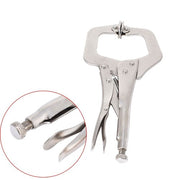 DURAFORCE Adjustable 11" Locking C Clamp Pliers Grip w/ Swivel Pad Vise Jaws 5 Pcs