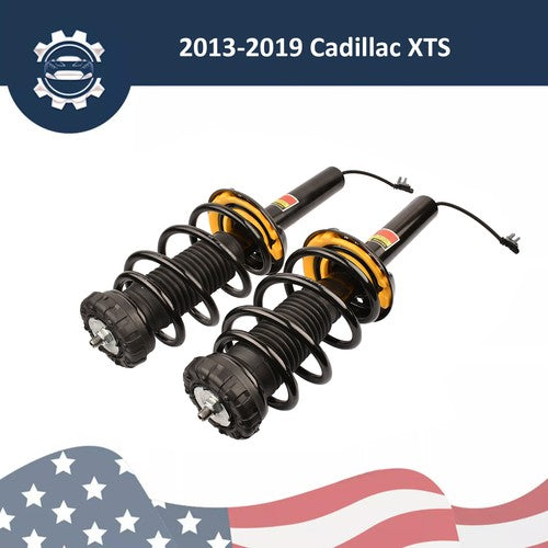 DURAFORCE Pair Front Shock Absorber Assys 19300063 for 13-19 Cadillac XTS 3.6L w/ Electric