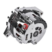 DURAFORCE 180A Chrome Alternator CS130 Style V-Belt Pulley for Chevy GM 7.4 5.0L 5.7L 6.2L