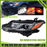 DURAFORCE LED Driver Headlight for 2018-2024 Toyota Camry L LE SE Headlamp Left