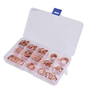 DURAFORCE Assorted Solid Copper Crush Washers Seal Flat Ring Hydraulic Fittings Set 280pcs