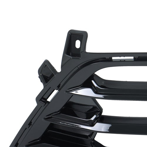 DURAFORCE Gloss Black Plastic For Grand Highlander 2024 Front Lower Grill W/ Camera Holes