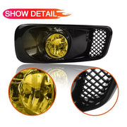 DURAFORCE For 1999-2000 Honda Civic Front Bumper Yellow Lens Halogen Fog Lights Lamp