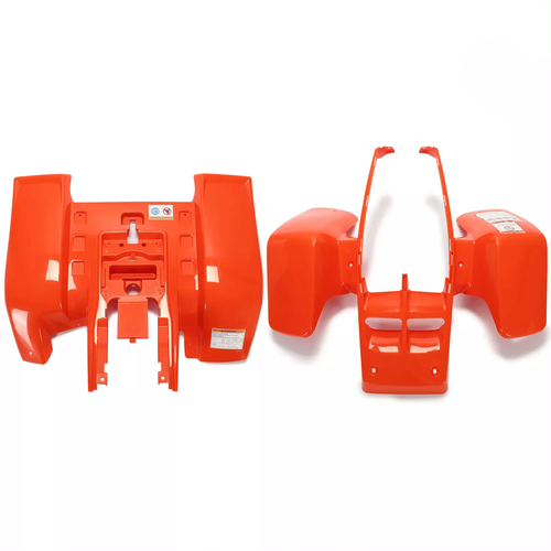 DURAFORCE Front + Rear Fender Plastic Body For 87-06 Yamaha Banshee 350 YFZ350 (ORANGE)