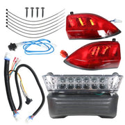 DURAFORCE Fit For Club Car Precedent 2004-08 Golf Cart LED Headlight Tail Light Kit