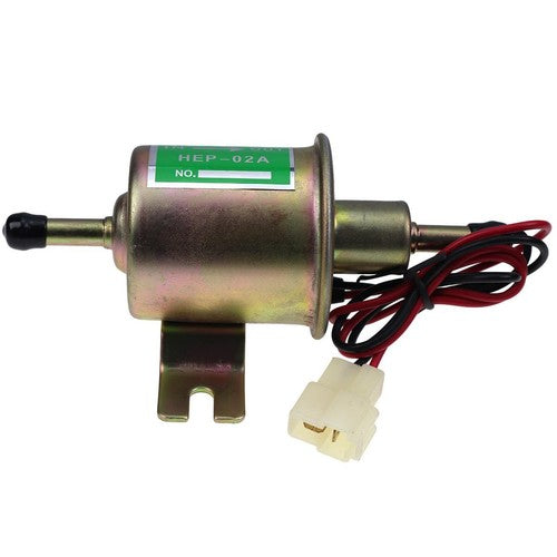 DURAFORCE New 12V Universal 4-6PSI Gas Inline Low Pressure Electric Fuel Pump HEP-02A