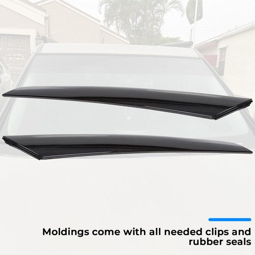 Windshield Pillar Trim Exterior Molding Garnish Right Left for Kia Soul 2010-2013