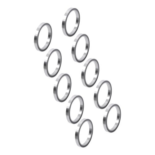 DURAFORCE 10Pcs 6707-2RS Bearings 35×44×5mm Double Rubber Seals Deep Groove Ball Bearing