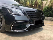 DURAFORCE Grille For Mercedes Benz W222 S450 S500 S550 S550 S63 AMG 2014-2020 W/ ACC Black