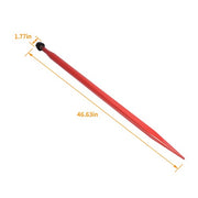 DURAFORCE 49" Hay Bale Spear Attach 4500lbs Quick Attach Fork Spike w/ 2 Stabilizer Spear
