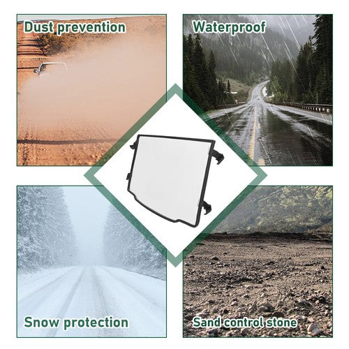 DURAFORCE Full windshield Clear For Polaris Ranger 500/570 Midsize Profit Cage 2015-2023