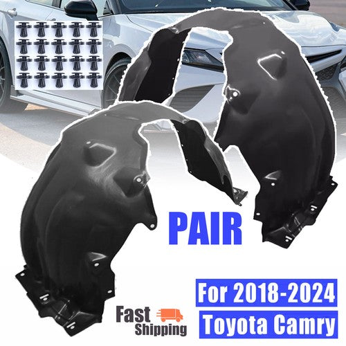 DURAFORCE Fender Liner w/ Clips for 2018-2024 Toyota Camry SE XSE Replacement