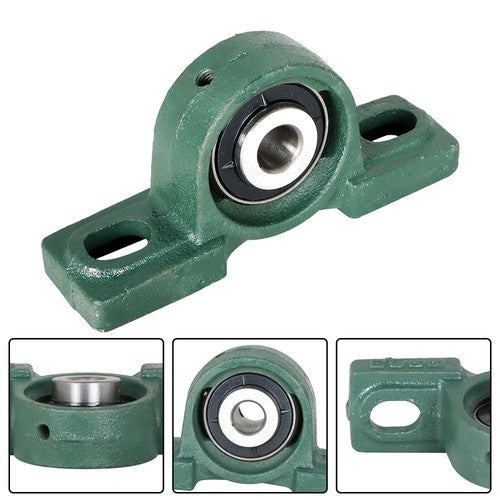 DURAFORCE 2 Bolt 4 PCS UCP201-8 Solid Base Pillow Block Bearing 1/2" Bore Self Aligning