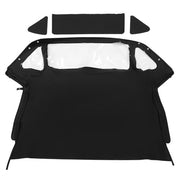 DURAFORCE Convertible Soft Top w/ Clear Window Black Sailcloth Vinyl For MG Midget 1970-80