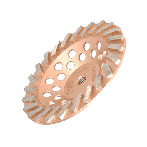 DURAFORCE 7" Diameter 5/8"-11 Arbor 24 Turbo Grinding Wheels for Concrete and Masonry US