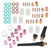 DURAFORCE 63PCS TIG Welding Fittings Accessories kit Nozzle Collets Body Gas Lens
