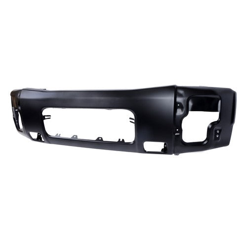 DURAFORCE Bumper Assembly Front Lower Steel Black Split Type For Nissan Titan 2004-2015