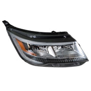 DURAFORCE Passenger Headlight Fit For Ford Explorer 2016 217 2018 Halogen w/LED DRL Clear