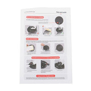 DURAFORCE 2 Pack 8" Glass Suction Cups with Pressure Gauge 440 lb Load Capacity