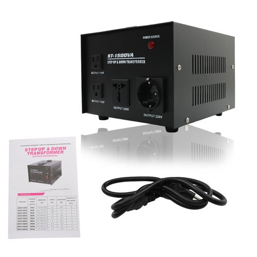 DURAFORCE Voltage Converter Transformer Step Up/Down 110v to 220v/220v to 110v 1000W