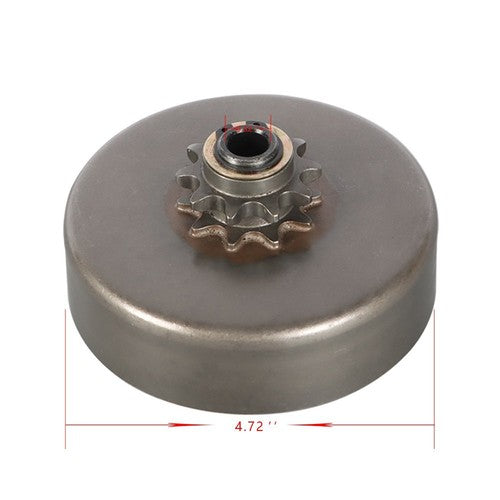 DURAFORCE Heavy Duty Centrifugal Clutch 1"Bore 10 Tooth #41/420 Chain Go-Kart Mini-Bike