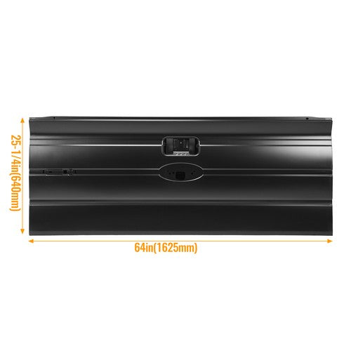 Rear Tailgate For Ford F150 F 150 Pickup 2009 2014 Black Electrophoresis Steel