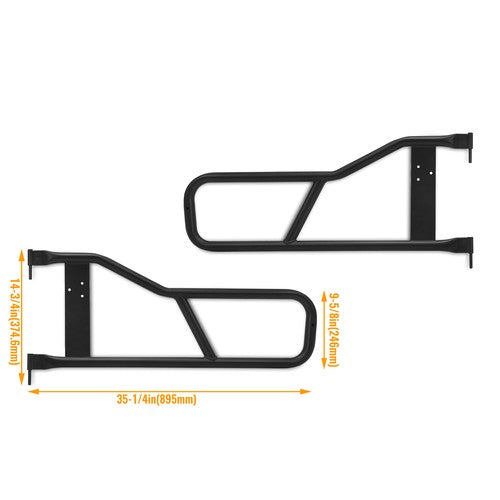 DURAFORCE Steel Tubular Door For Jeep Wrangler TJ YJ 1987-2006 88 89 1990 1991 1992 1993