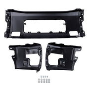 DURAFORCE Bumper Assembly Front Lower Steel Black Split Type For Nissan Titan 2004-2015
