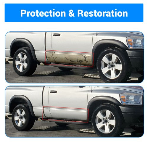 Slip On Rocker Panels for 02-08 Ram 1500 03-09 06 07 2500 3500 Standard Cab 2Dr