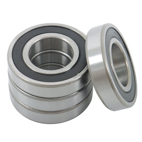DURAFORCE 4Pcs 6208-2RS Bearings 40×80×18mm Double Rubber Seals Deep Groove Ball Bearing