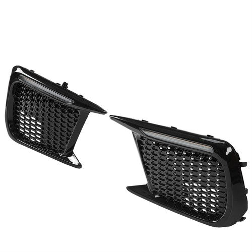 DURAFORCE For 2018-up Subaru WRX STI Sequential/Switchback LED DRL Fog Light Bezels LH&RH