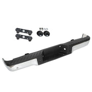 DURAFORCE Fit For Ford F150 09-14 Steel Rear Bumper Assembly Styleside With Sensor Holes