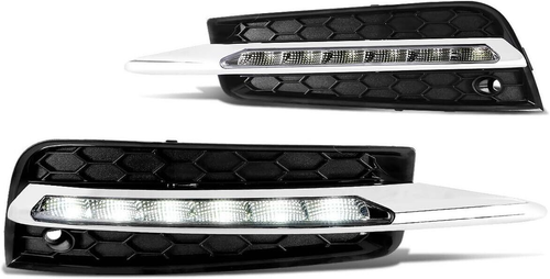 DURAFORCE For 2009-2014 Chevy Cruze LED DRL Fog Light Lamp Daytime Running Light w/Harness
