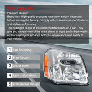DURAFORCE Front Headlight Fit For Chevy Equinox 2005-2009 Headlamp Projector LH+RH Pair