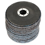 DURAFORCE 100 Pieces Premium Zirconia Flap Disc Sanding Grinding 4-1/2" X7/8" 40 Grit