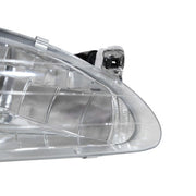 DURAFORCE Chrome Headlights Driver Side LH for 1998-2000 for Toyota Corolla 1.8L