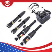 DURAFORCE 4× Air Shock Struts Front & Rear + 1× Compressor Pump For Cadillac Chevrolet GMC