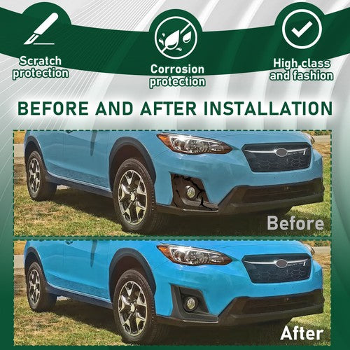 DURAFORCE Right Passenger Fog Light Cover Bezel Driving Lamp For 2018-20 Subaru Crosstrek