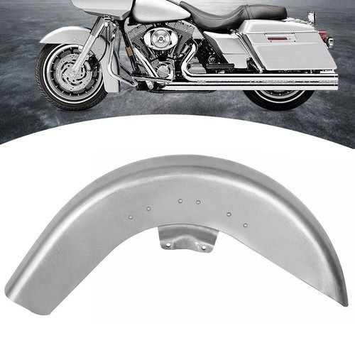 DURAFORCE 16" Steel Smooth Front Fender For Harley Bagger 89-13 Touring Street Road Glide