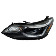 DURAFORCE Black Headlight w/ LED DRL Fit For Chevy Cruze 2016 2017 2018 Left Driver Side