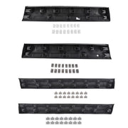 DURAFORCE 4Pcs Front Rear Lower LH & RH Door Trim Molding Black for Cadillac XT5 2017-2025