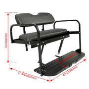 DURAFORCE For Yamaha Drive G29 2007-2016 Back Rear Seat + Safety Grab Bar Golf Cart