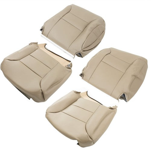 DURAFORCE For Chevy Tahoe 1995-99 New Driver Passenger Side Bottom&Top Leather Seat Cover