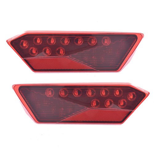 DURAFORCE Nice Red LED Tail lights For Polaris RZR 1000 Tubro Pair XP 900 900s Platics USA