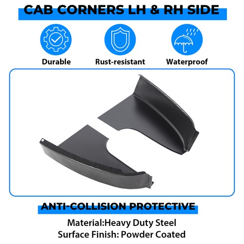 Cab Corners And Rocker Panels 4 Piece Kit for 1973-1987 Chevy GMC C10 K10 Truck LH RH