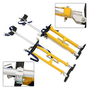 DURAFORCE 24"-40" Aluminum Drywall Tool Yellow Adjustable Height Stilts For Painter Taping