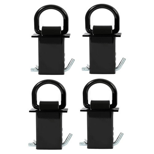 DURAFORCE 4 PCS Heavy Duty Adjustable Trailer Stake Pocket D Ring Standard 2”x4” 16200LBS