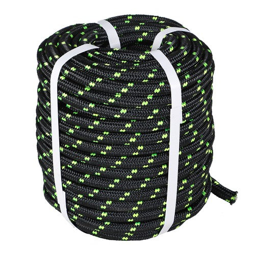 DURAFORCE 1/2"x200' Double Braid Polyester Rope Sling 5500Lbs BREAKING STRENGTH Heavy Duty